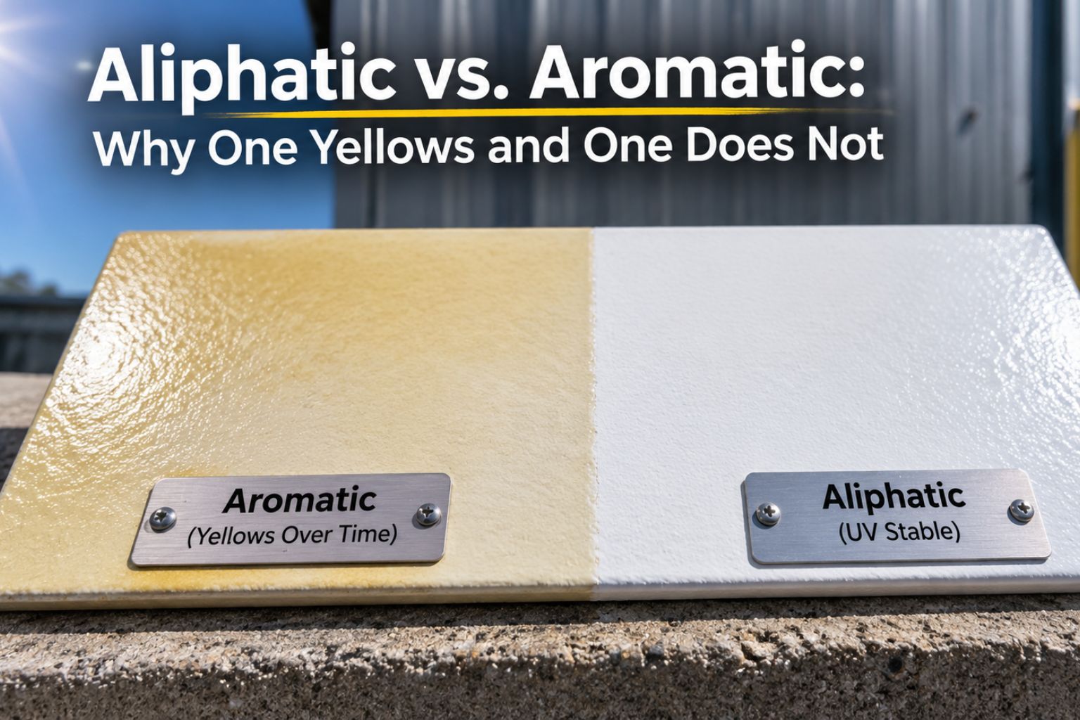 aliphatic vs aromatic polyurea